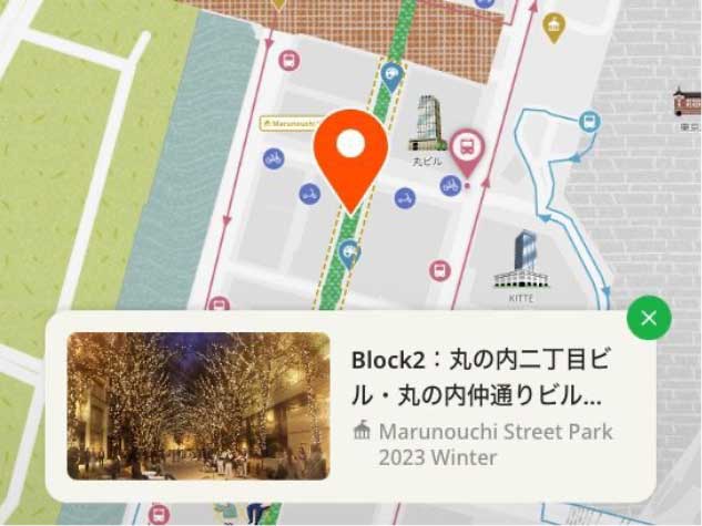 エリア内で開催されるイベント情報